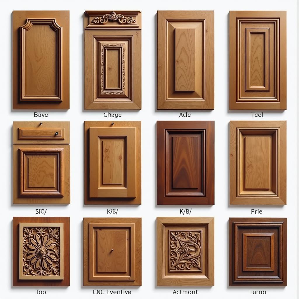 Các mẫu hoa văn CNC cánh tủ gỗ phổ biến hiện nay cho nội thất